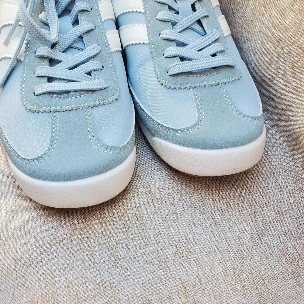 Adidas-originals Men's Blue and White Trainers